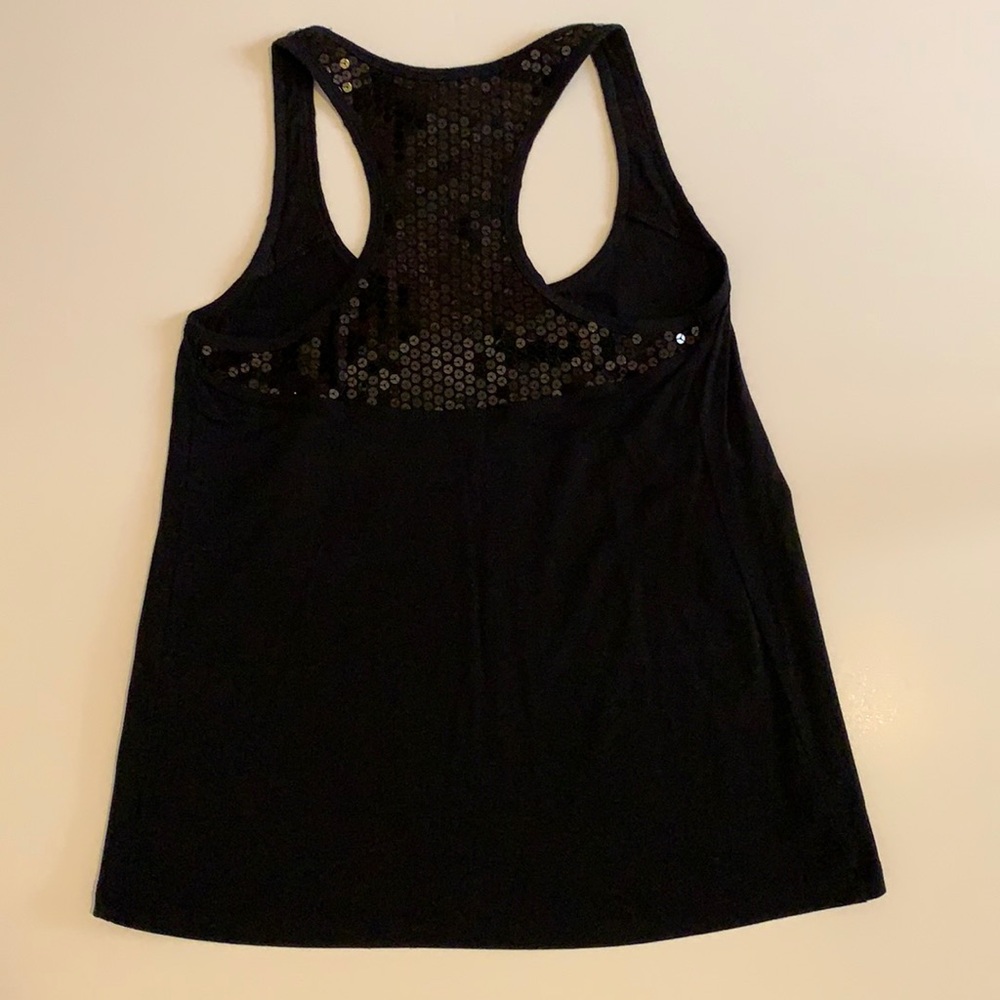 Bebe Sport Sequin Accent Tank